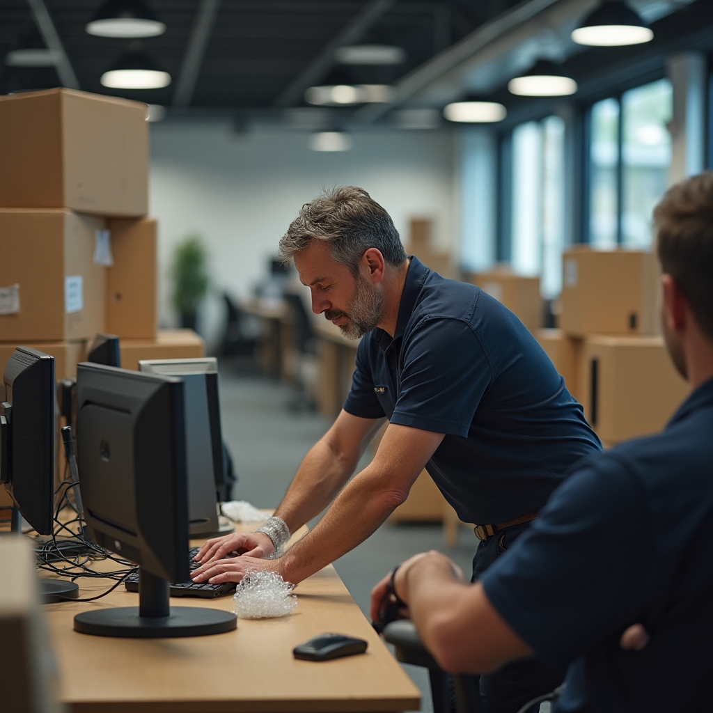 Irodakostöztetés csomagolással